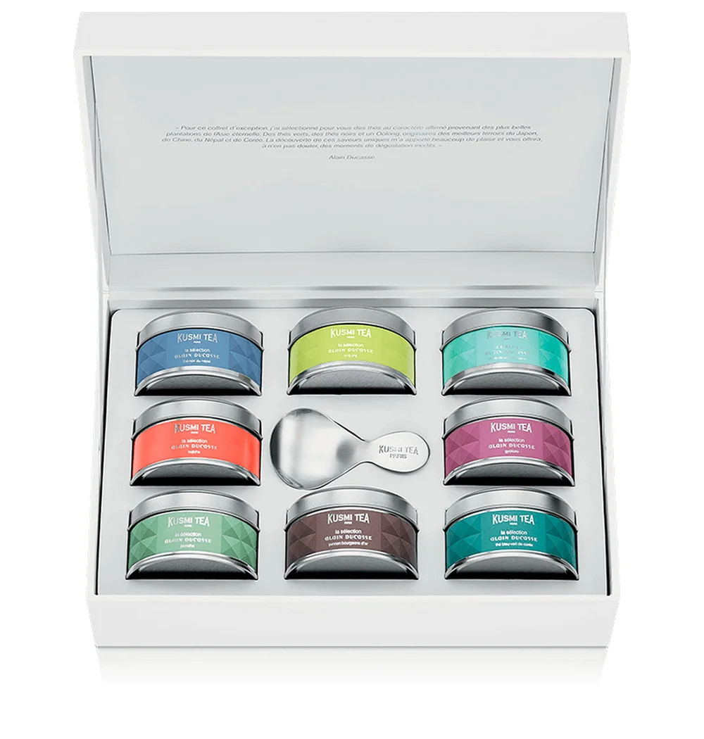 Kusmi Tea – dárková sada Alain Ducasse, set 8 čajů